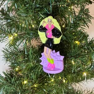 Barbie Ornament - Rappin’ Rockin’ Barbie - Upcycled McDonald’s Happy Meal Toy